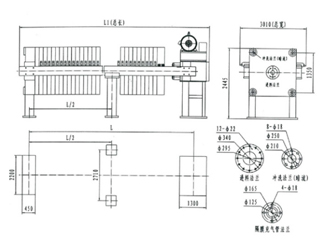 程控自動式2000型高壓聚丙烯隔膜壓濾機